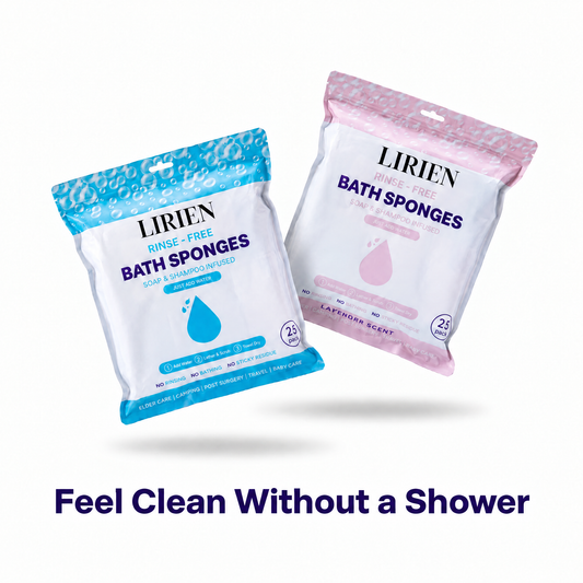 LIRIEN™ Rinse-Free Bath Sponges — Just Add Water